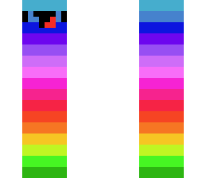 creepy weird rainbow worm