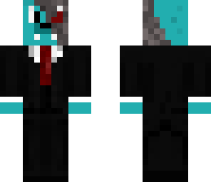 blue bear in suit