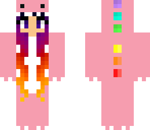 pink dino skin