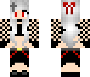 red gothic girl