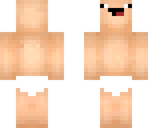 backwards baby skin