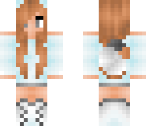 cute ice wolf girl