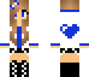 blue cute girl
