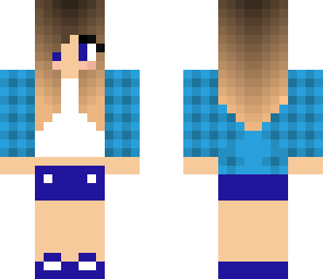 blue flannel girl edit