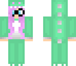 dino girl with glasses