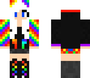 rainbow girl