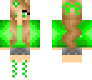 green bowtie girl