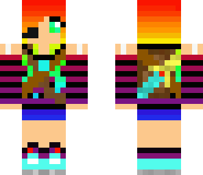 rainbow girl