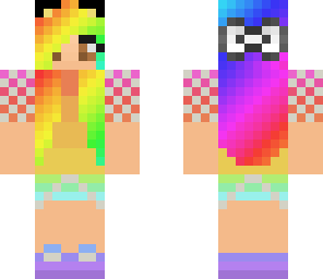 cute rainbow girl