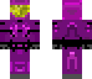 purple halo man