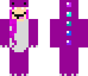 derpy purple dinosaur
