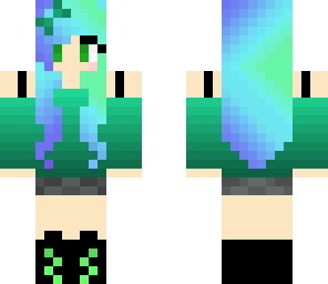 cute emerald girl