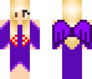purple angel girl