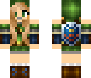 link girl with headphones