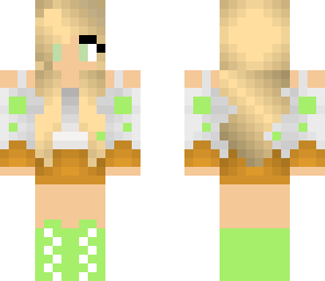 cake girl green