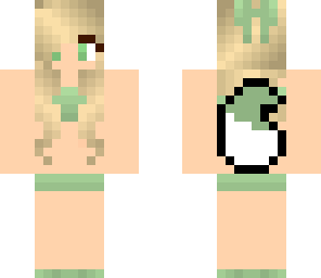 cute wolf bikini girl