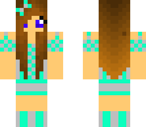 cute teal and gray girl fixed