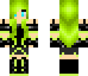 green gamer girl