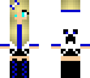 cute dark blue girl