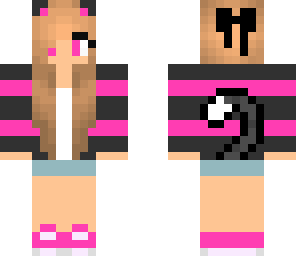 cute pink cat girl edit