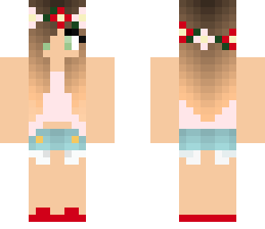flower crown girl