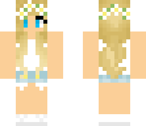 blue eyes flower crown