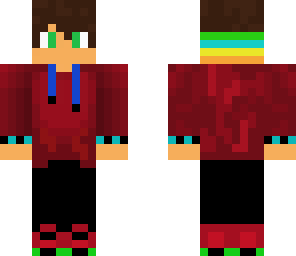 neon multi-colored hoodie boy