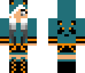 blue and orange panda