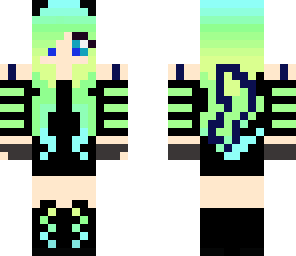 green-blue pikachu-gloves