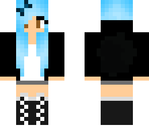 blue hair