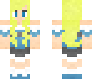 blue girl
