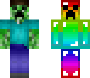 rainbow creeperman 2 sided version