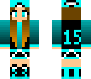 blue tomboy girl