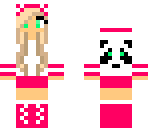 panda girl aqua eyes