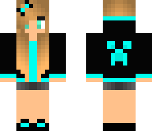 blue creeper girl