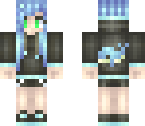 edited whale girl