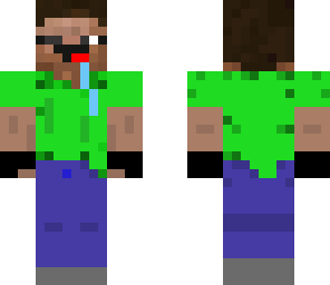 green noponoob with sunglasses