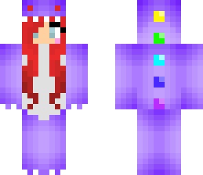 purple red head dino