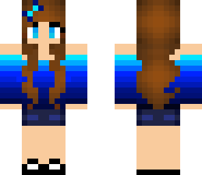 blue girl