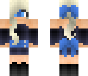 blue ninja girl