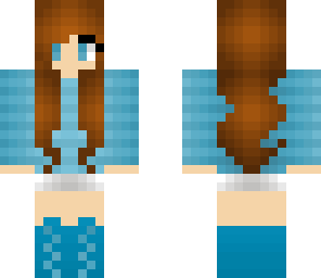 blue girl