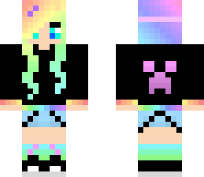 rainbow girl