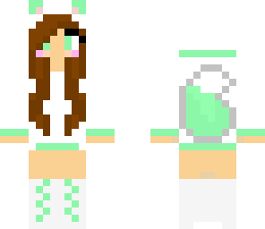 brunette mint wolf