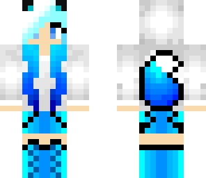 blue fox girl