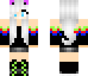 cute rainbowish emo girl