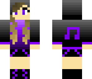 purple music  girl