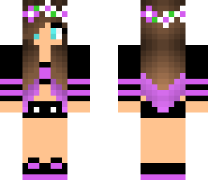 edited purple girl
