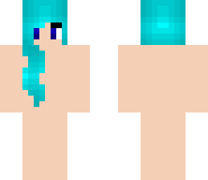 dark aqua ponytail hair base