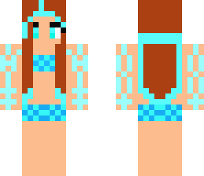 blue surfer girl