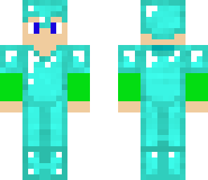 boy in diamond armour